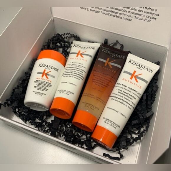 Nutritive Hair Care Set - White and Orange - Picture 2 of 10